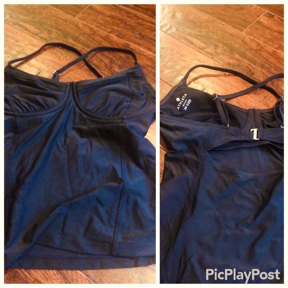 Athleta tankini top size 36d/dd
